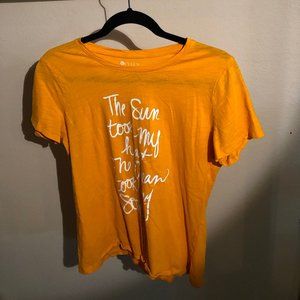 Orange Graphic Tee